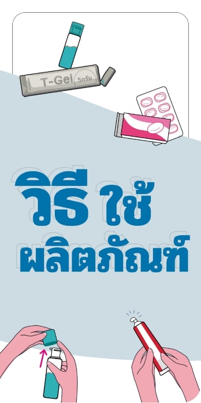 วิธีใช้ผลิตภัณฑ์